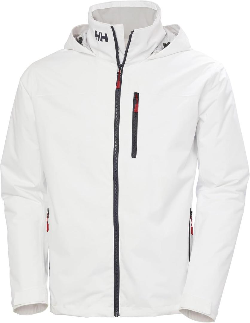 Helly-Hansen Crew Hooded Midlayer 2.0 Waterproof Jackets for Men with Insulated Windproof Sailing Fabric and Packable Hood, 3XL