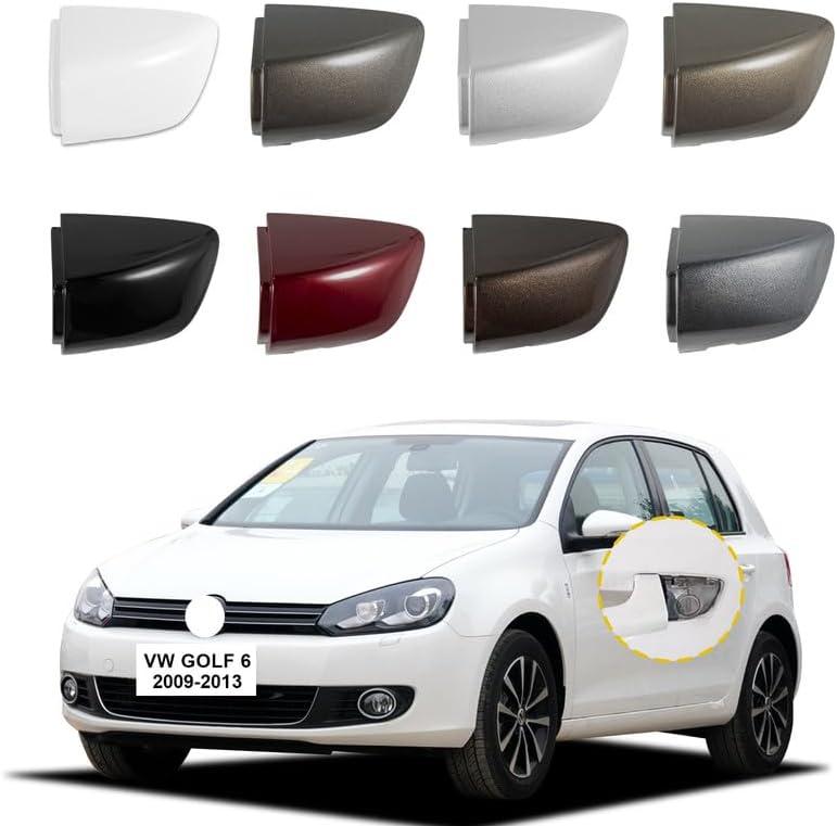 Car Exterior Door Handle Key Hole Trim Cover CapCompatible with VW Golf 6 Passat Scirocco Sharan Skoda Superb Seat Alhambra 1K8837879 5KD837879 Door Handle Accessories Lock Cap White