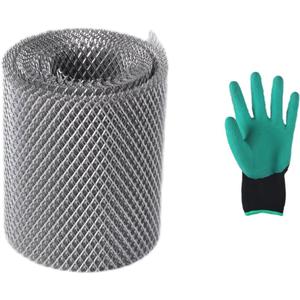 Aluminum Gutter Guard Mesh Roll,Leaf Guards for Gutters Gutter Covers Screen Rain Gutter Protector downspout Guard(5 inch x 50feet)