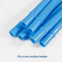 JMU 100 Pcs Dental Surgical Aspirator Tips 1/16" Blue, Pack of 25, 4 Packs
