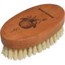 Seven Potions Vegan Beard Brush for Men  100% Sisal Plant Fibre & Pear Wood  Firm Bristles to Gently Tame/Soften/Exfoliate  100% Natural, Non-Synthetic