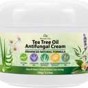 Recuren Plus Antifungal Cream with Tea Tree Oil Advanced Herbal Relief for Skin Fungus, Jock Itch, Eczema, Athlete's Foot, Tinea Versicolor, Natural Treatment 100g