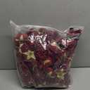 Thiccywoov 100 Pcs Flowers Long Stem Artificial Rose, 3.2 Inches Silk Rose Head Flowers Fake for Wedding Bridal Bouquet Independence Day Home Floral DIY Centerpieces Party Decoration (Burgundy)