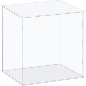 MECCANIXITY Acrylic Display Case Box Clear Dustproof Protection Showcase 14.1x8.3x12.2 Inch for Collectibles Display