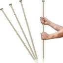 30 Inch Long Rebar Stakes - 9/16 Inch Diameter Heavy Duty Asphalt Anchors, Galvanized Steel Ground Anchor for Speed Bump, Wheel Stop, Tent and More (4 Counts)