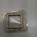 Leotop Compatible with Apple Watch Series 3 2 1 Case 42mm 38mm, Super Thin Bumper Protector PC Hard Cover Lightweight Slim Shockproof Accessories Matte Frame Compatible iWatch (Gold, 38mm)