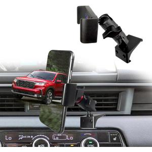 Passport Pilot Vent Phone Mount for Honda Pilot 2023-2025 | Passport 2026 Accessories | Aluminum Telescopic Air Vent Phone Holder |Thick Case Friendly Car Mount for iPhone 16/15 Pro Max, Galaxy S24