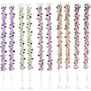 Floral Bra Straps for Women,Decorative Flower Lace Strap for Strapless Dress/Bra (5 Color Pack)