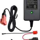 weelye 12V Battery Charger for Kids Ride On Car, for Best Choice Wrangler SUV Car a Variety of Electric Baby Carriage Ride on Toy,with Battery Connection Cable