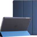 ProCase Smart Case for iPad 9.7 Inch iPad 6th/5th Generation, iPad Air 2/Air 1, Slim Soft TPU Stand Smart Cover for iPad 9.7 2018 2017 Model iPad Air 2 Air 1 -Navy | Slim, Soft TPU, iPad 9.7 2018, iPad 9.7 2017, Navy
