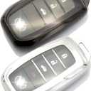 2-Pack for Toyota Key Fob Cover, for 2016-2025 RAV4 Prime,Grand Highlander,Corolla Cross,Camry,Land Cruiser,Tundra,Tacoma,Sequoia,Sienna,Prius,Crown,Corolla,Venza,bZ4X,Mirai