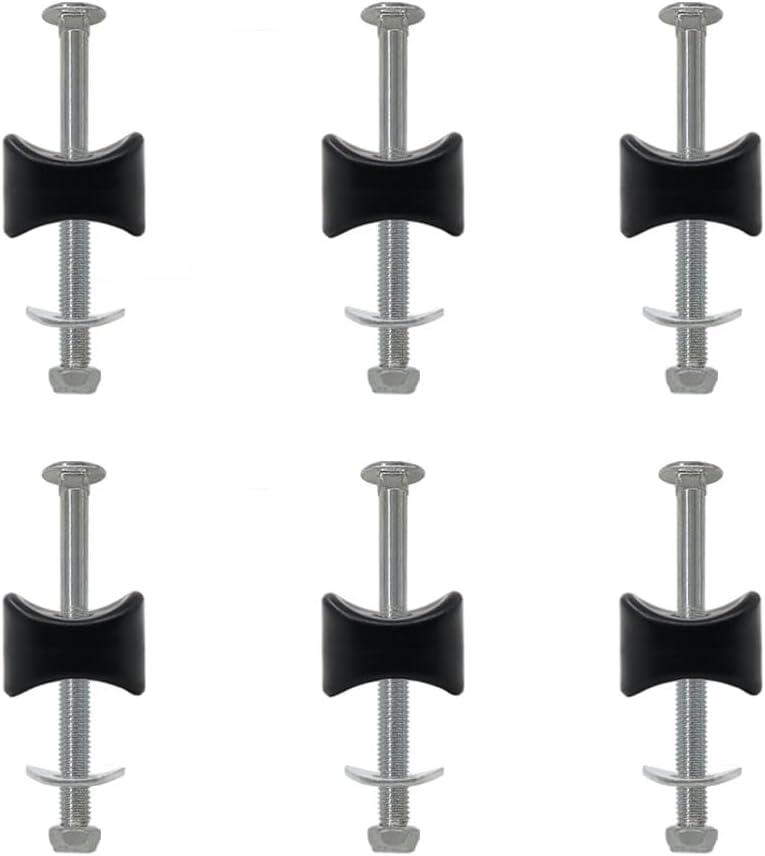 6 Pack 8mm x 94mm Steel Trampoline Screws - Long Screw Replacement Parts and Accessories to Enhance Stability