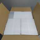 12 Pack XXLarge Modular Clear Plastic Stackable Shoe Storage Organizer for Closet, Space Saving Versatile Sneaker Shoe Rack Containers Bins Holders, Portable Closet Organizers and Storage, White