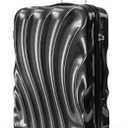 24 Inch Medium Checked Hardside Luggage, ABS+PC Hardshell Suitcase with Spinner Wheels TSA Lock, Lightweight Carry on Check Luggage with Scratch Resistant Surface (Black)