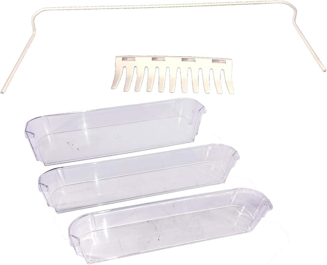 Dometic 29325760655 Refrigerator Door Shelf 5-Piece Kit - Clear