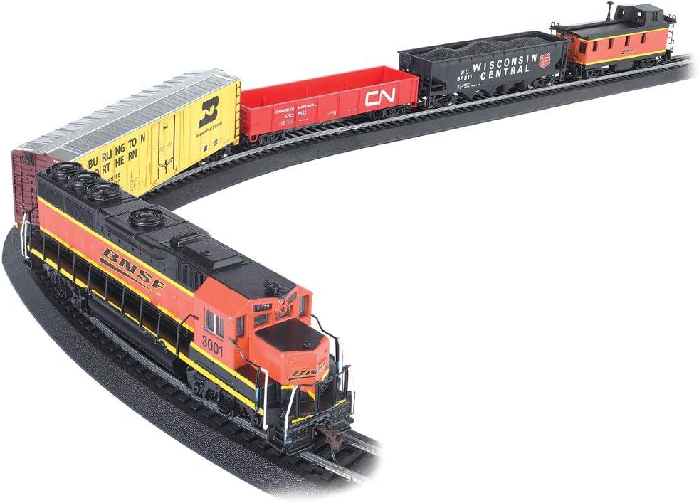 Bachmann Trains - Rail Chief Ready To Run 130 Piece Electric Train Set - HO Scale, 47" x 38" Oval