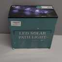 LYHOPE Solar Ground Light Outdoor, 16 Pack 8 LED Solar Disk Lights Waterproof Garden In-ground Pathway Lights Landscape Lighting for Lawn,Yard,Deck,Patio,Walkway (Warm White)