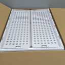 5 Pack Stackable Closet Storage Basket - Stackable Storage Bins, Multifunctional & Foldable Closet Organizer Waterproof, Wardrobe Cupboard Space-Saving Hat Storage Drawer Organizer, White