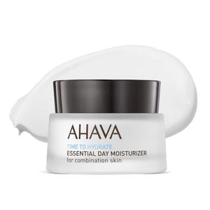 AHAVA Essential Day Moisturizer - Essential Daily Hydrating Facial & Neck Cream, Anti-Aging & Smoothing Effect, Enriched with Osmoter, Aloe Vera, Allantoin & Vitamin E