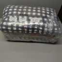 Chunful 4 Pcs Thanksgiving Large Fall Rocking Chair Cushions, Maple Leaf Fall Chair Cushions Outdoor, Thanksgiving Buffalo Plaid Seat Cushion Waterproof for Patio Rocker Indoor Furniture(47" x 19")