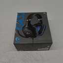 Logitech G432 Wired Gaming Headset, 7.1 Surround Sound, DTS Headphone:X 2.0, Flip-to-Mute Mic, PC (Leatherette) Black/Blue