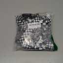 Roses&Poetry Hands Free Dog Leash with Zipper Pouch, 6-9ft Bungee Waist Leash for Medium Large Dogs Walking, Running Lead with Dual Padded Handles Car Safety Buckle for Training Jogging (Checkered)