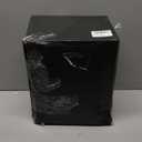 IXU Women's Faux Fur Boot Furry Fluffy Round Toe Suede Winter Comfy Plush Warm Short Outdoor Indoor Flat Shoes Knee-High Boots (8, Black)