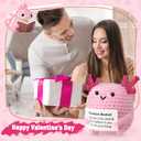 Positive Gifts for Women, Birthday Graduation Teacher Appreciation Gifts for Girls Friends Daughter Sister Teens Coworker, Emotional Inspirational Support Cheer Up Handmade Crochet Axolotl Desk Decor