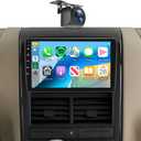 [4G+64G] Car Stereo for Ford Explorer 2005-2010 Android Wireless CarPlay Android Auto,10.1 IPS Touchscreen Car Stereo Bluetooth5.0,GPS,WiFi,SWC,59UI,32EQ AI DSP+HD Backup Camera for Explorer Radio