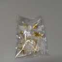 Gold Point Star Lapel Pins, Enamel Pin Set (1 In, 12 Pack)