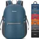 Gonex 30L Ultra Lightweight Packable Backpack, Handy Foldable Daypack for Camping Outdoor Travel Cycling Backpacking (Grey Blue)