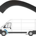 Front Left Door Fender Flare Molding Trim Wheel Arch Flare Trim for RAM ProMaster 1500 2500 3500 2014 2015 2016 2017 2018 Cargo Van 5LP21LAHAA 5LP21LAHAB (Left Drive Side)