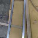 Ideal Pet Products Aluminum Pet Patio Door, Adjustable Height 77-5/8" to 80-3/8", 10-1/2" x 15" Flap Size, Mill/Silver