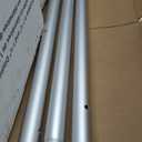 Poolvio 15 FT Telescopic Pool Pole - Adjustable 3 Piece Aluminum Pool Skimmer Pole for Pool Cleaning Skimmer Nets Vacuum Heads & Brushes, Strong Grip & Lock