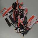 BlcTec Scary Halloween Decorations, 12 FT Halloween String Lights with 16 Fake Bloody Knives & 50 LED Orange Big Bulbs, 8 Modes Battery Operated Bloody Party Supplies for House Dcor