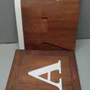 Wood Baby Shower Boxes Party Decorations - 4 Wood Grain Brown Blocks with Printed BABY Letters, Gender Reveal Backdrop,Teddy Bear Baby Shower Supplies, First Birthday Centerpiece Decor