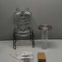 2 Gallon Glass Drink Dispensers For Parties,Beverage Dispensers With Stand And 100% Leakproof Stainless Steel Spigot.Glass Water Jug Dispenser,Lemonade Dispenser,Mason Jar.