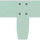 Dream On Me Mini Crib Bed Rail in Light Grey, Converts Mini Cribs to Twin Size Beds, Solid Wood Construction