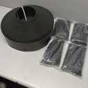 4 inch Tall Landscape Edging Kit 100FT Garden Edging with Spikes for Lawn Edging and Flower Beds (Black, 100FT)