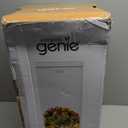 Compost Genie Kitchen Compost Bin, White Stainless-Steel Large, 3.6 Gallon, Indoor Odorless Composting, Hands-Free, Washable Parts, Includes 8 Tear-Off Compostable Bags and 4 Carbon Filters