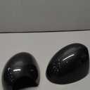 Side Mirror Covers Caps Compatible with MINI Cooper R55 R56 R57 R58 R59 R60 R61 2007-2016 51162754913 51162754914 Carbon (Carbon Fiber Pattern)