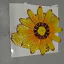 YEAHOME 16'' Metal Flower Wall Decor - Sunflower Wall Art Decorations Hanging for Bedroom, Living Room, Bathroom Boho Office