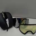 Snowalva Ski Goggles, Snowboard Goggles with 2 UV400 Anti-Fog Detachable Magnet Lenses for Men & Women Adult