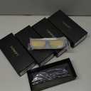 Night Driving Glasses for Men Women Fit Over Sunglasses Anti Glare Polarized HD Night Vision Glasses (F02 Glossy Black Frame/ Night Vision Lens) 5 packs