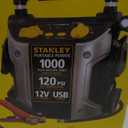 STANLEY J5C09 JUMPiT Portable Power Station Jump Starter: 1000 Peak/500 Instant Amps, 120 PSI Air Compressor, USB Port, Battery Clamps
