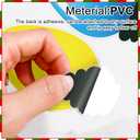 6 x Christmas Bulb Light Window Clings - Winter Car Refrigerator Decorations Stickers for Holiday Xmas Home Kitchen Living Room - Door Window Seasons Decals