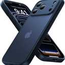 for iPhone 17 Pro Case [16FT Military Grade Shockproof], Anti-Slip Anti-Scratch, Slim Translucent Frosted Matte Phone Cover, Case for iPhone 17Pro 6.3", Blue