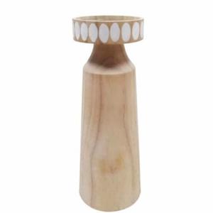 wooden tealight candle holder