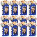 Spiareal 12 Sets Graduation Box Centerpieces for 4" x 6" Photo Class of 2026 Table Decoration Blue Picture Frame Display Boxes with String Lights Congrats Grad Party Favor High School College Gift