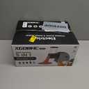 Electric Cheese Grater, Salad Maker with 5 Replaceable Multi-use Blades, 250W Electric Cheese Shredder, One-Touch Kitchen Slicer Salad Machine for Vegetables, Fruits, Cheeses, Nuts (Space silver)